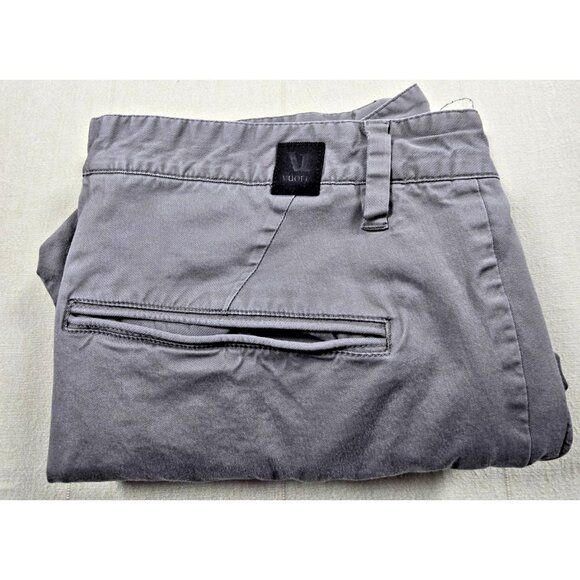 Vuori Collins Chino Stretch Twill Pants Men's 34 Black V433 Performance Casual - Picture 11 of 16